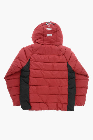 AIR JORDAN Two-Tone Padded Jacket with Logoed Band