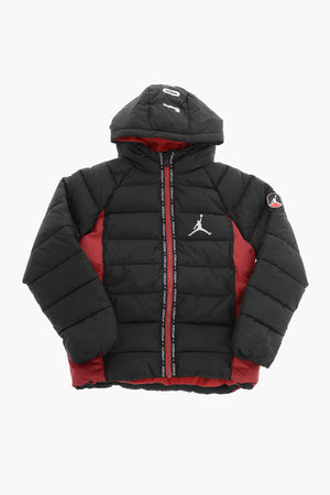 AIR JORDAN Two-Tone Padded Jacket with Logoed Band