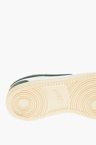 Faux Leather COURT VISION LO Sneakers with Contrasting Details