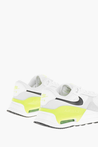 Sneakers AIR MAX SYSTM In Suede e Mesh con Dettaglio Fluo