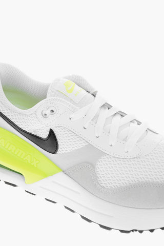 Sneakers AIR MAX SYSTM In Suede e Mesh con Dettaglio Fluo