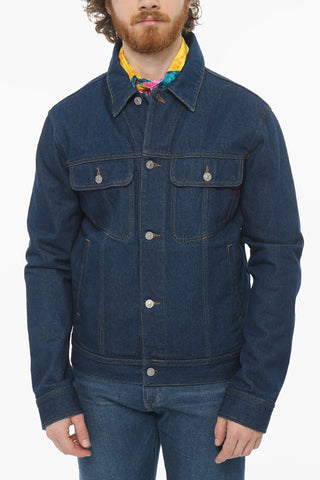 LIBRARY Giubbotto D-BARCY in Denim con Doppio Taschino