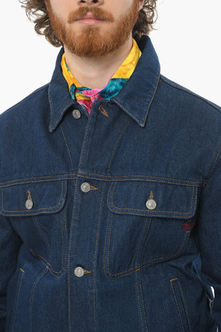 LIBRARY Giubbotto D-BARCY in Denim con Doppio Taschino