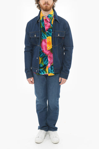 LIBRARY Giubbotto D-BARCY in Denim con Doppio Taschino