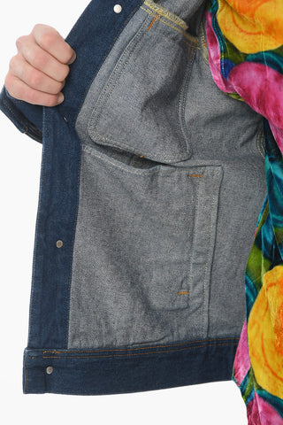 LIBRARY Giubbotto D-BARCY in Denim con Doppio Taschino