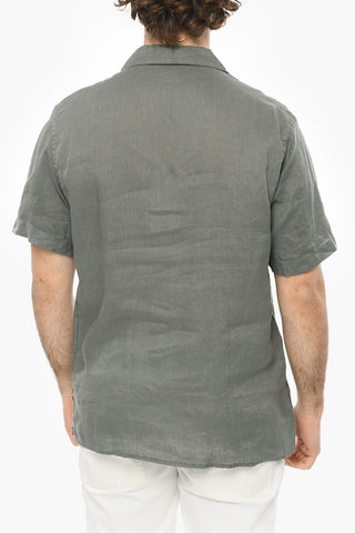 Camicia a Maniche Corte BAKER in Lino