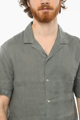 Camicia a Maniche Corte BAKER in Lino