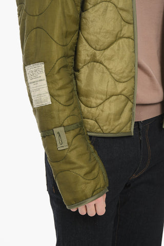 Giubbotto Crop OLLIE Trapuntato con Open Front e Imbottitura
