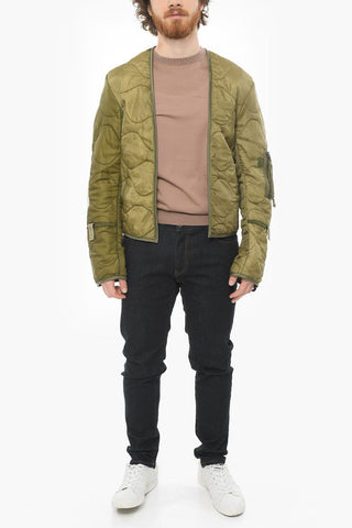 Giubbotto Crop OLLIE Trapuntato con Open Front e Imbottitura