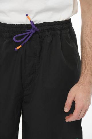 EMPORIO SUSTAINABILITY PROJECT Drawstringed Shorts with Contrasting Loco Patch