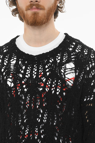 Maglia Crochet in Cotone