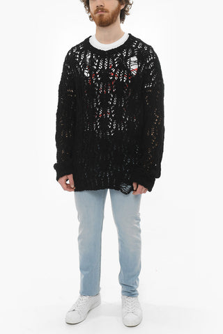 Maglia Crochet in Cotone