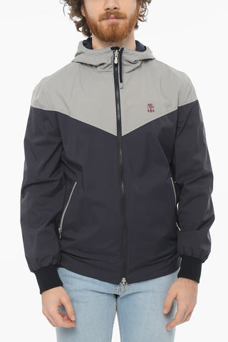 Reversible Windbreaker with Hood