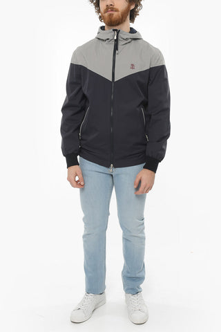 Reversible Windbreaker with Hood