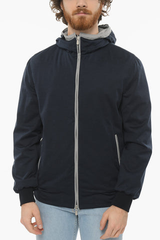 Reversible Windbreaker with Hood