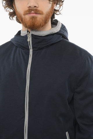 Reversible Windbreaker with Hood
