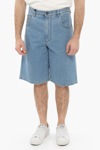 COUTURE! Lightwash TEDDY BEAR Denim Shorts