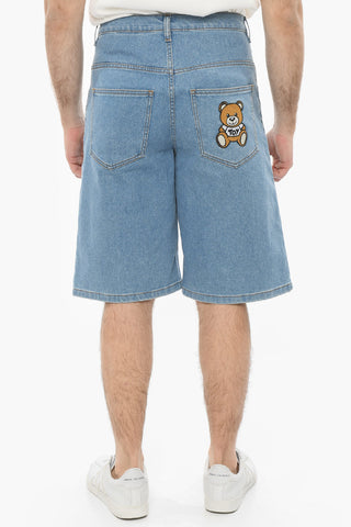 COUTURE! Lightwash TEDDY BEAR Denim Shorts