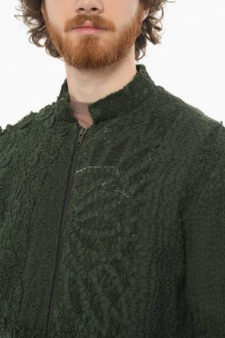 Crochet ALBERT Jacket with Front Zip