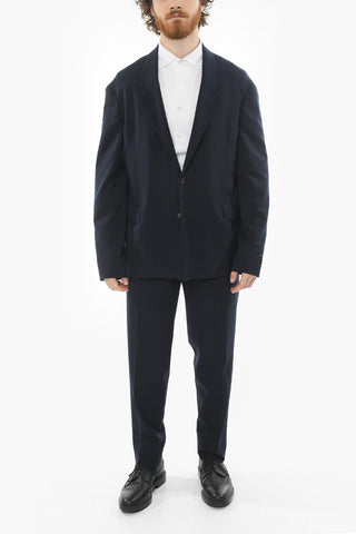 ZZEGNA Wool-blend Single-breasted Suit with Notch Lapel