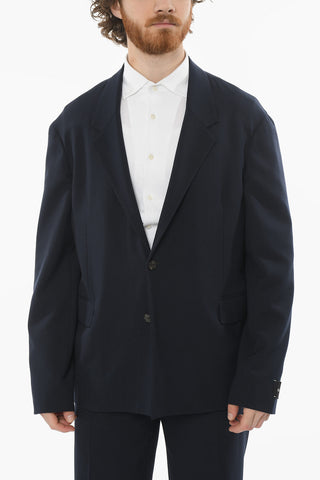 ZZEGNA Wool-blend Single-breasted Suit with Notch Lapel