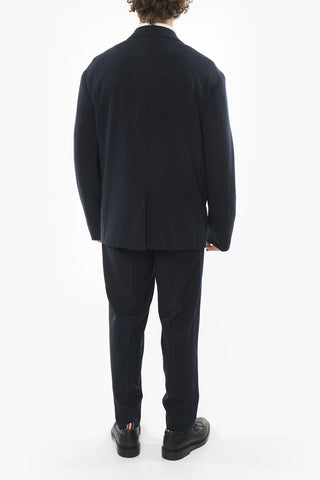 ZZEGNA Wool-blend Single-breasted Suit with Notch Lapel