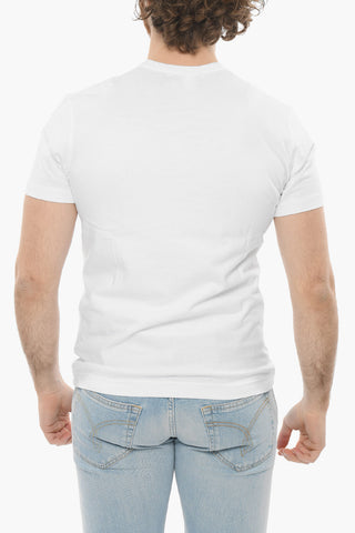 SHIRT CHRISTIAN MARCLAY Crew-neck T-shirt with Contrasting Print