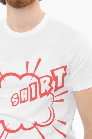 SHIRT CHRISTIAN MARCLAY Crew-neck T-shirt with Contrasting Print
