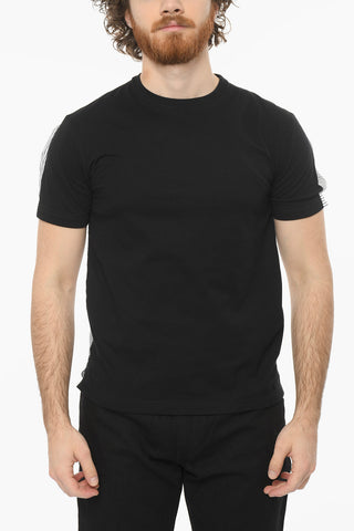 Double-fabric T-shirt with Logo Print