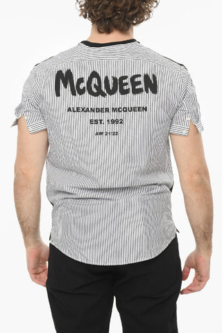 Double-fabric T-shirt with Logo Print