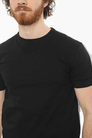 Double-fabric T-shirt with Logo Print