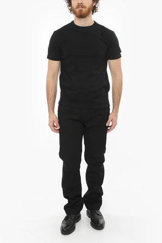 Double-fabric T-shirt with Logo Print