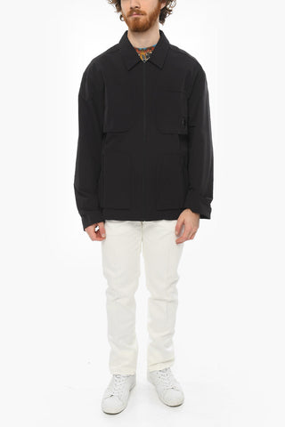 Nylon Saharian Over Shirt with Zip Fastening