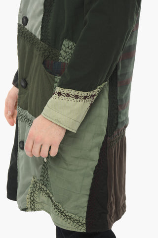 Jetted Pocket RICO SHIRTING REPATCH Overcoat