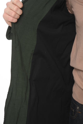Jetted Pocket RICO SHIRTING REPATCH Overcoat