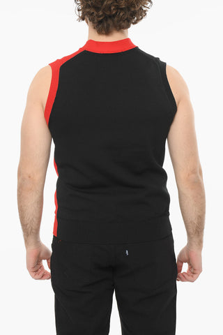 SHIRT Bicolour Tech-knit Vest