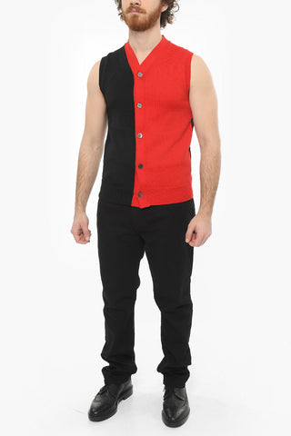 SHIRT Bicolour Tech-knit Vest