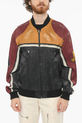 Printed Viscose MOLL Bomber Jacket