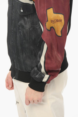 Printed Viscose MOLL Bomber Jacket
