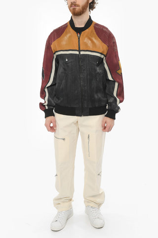 Printed Viscose MOLL Bomber Jacket