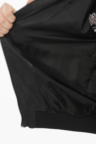 Printed Viscose MOLL Bomber Jacket