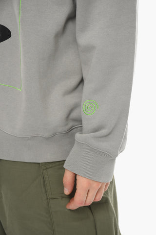 Loose-fit FRIENDS Crew-neck Sweatshirt with Front Print