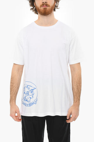 Crew Neck EMBLEM BASIC Printed T-Shirt