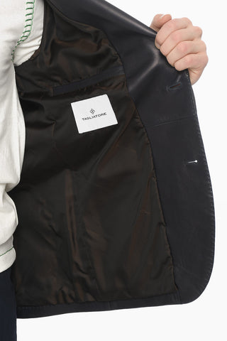 Giacca In Pelle CARTLON Foderata Con Tasche A Toppa