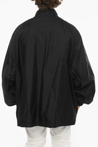 Giacca a Vento UNISEX Oversize in Nylon con Stampa Monogram