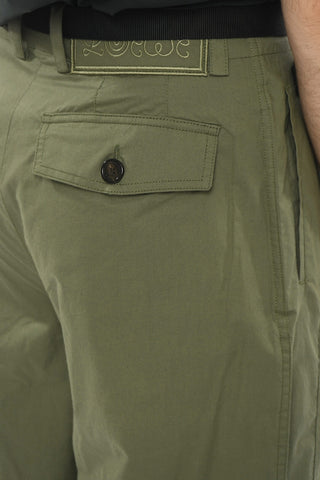 EYE/LOEWE/NATURE Pantaloni Cargo Tapered Fit con Cintura Removibile