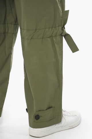 EYE/LOEWE/NATURE Pantaloni Cargo Tapered Fit con Cintura Removibile