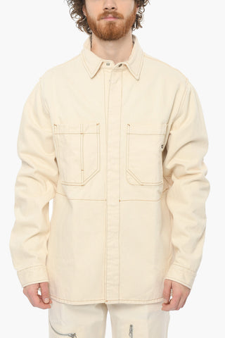 LIBRARY Hidden Buttoning HOR Denim Jacket