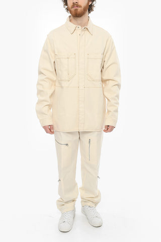 LIBRARY Hidden Buttoning HOR Denim Jacket