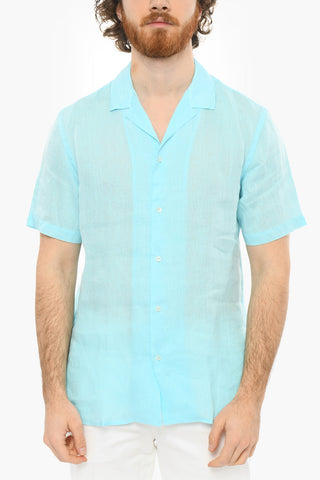 Camicia a Maniche Corte BAKER in Lino